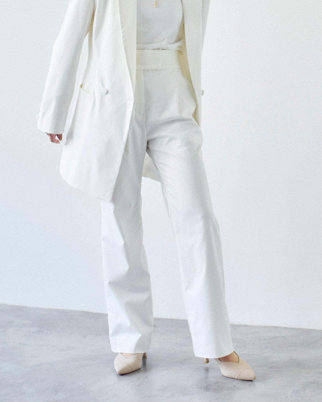 Chirimen White Set up