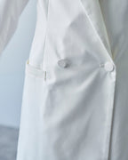 Chirimen Button Jacket White